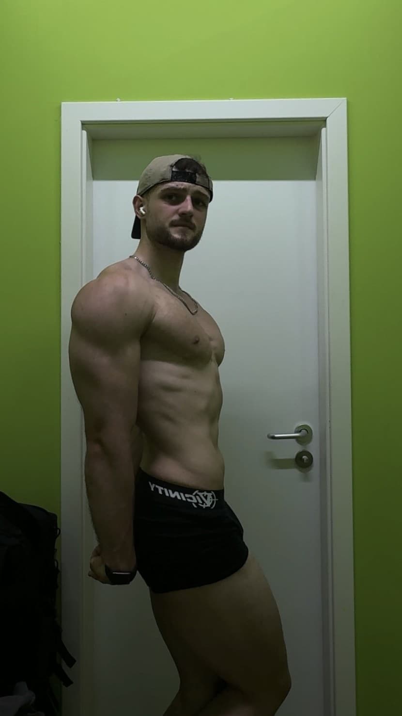 Vorher-Bild von Marvin Brüssow vor seiner aktuellen Transformation