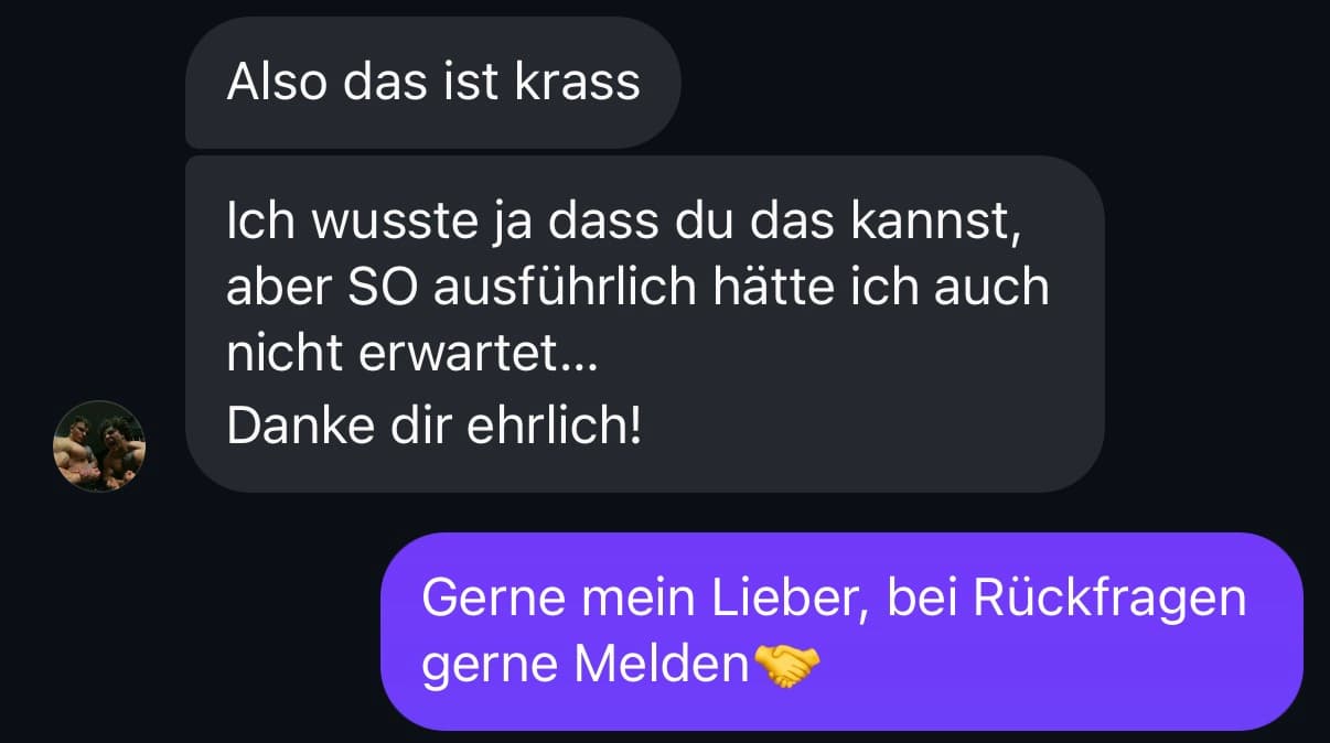 Feedback zur Blutbildanalyse