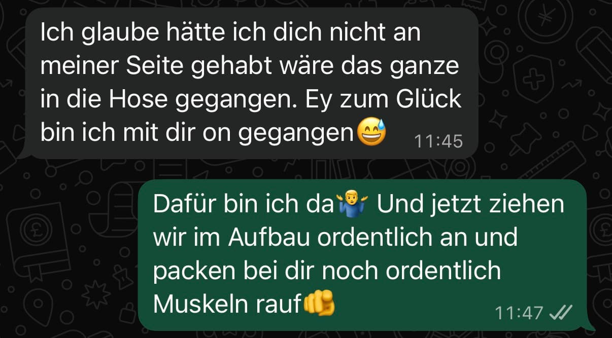 Feedback eines Coaching-Klienten