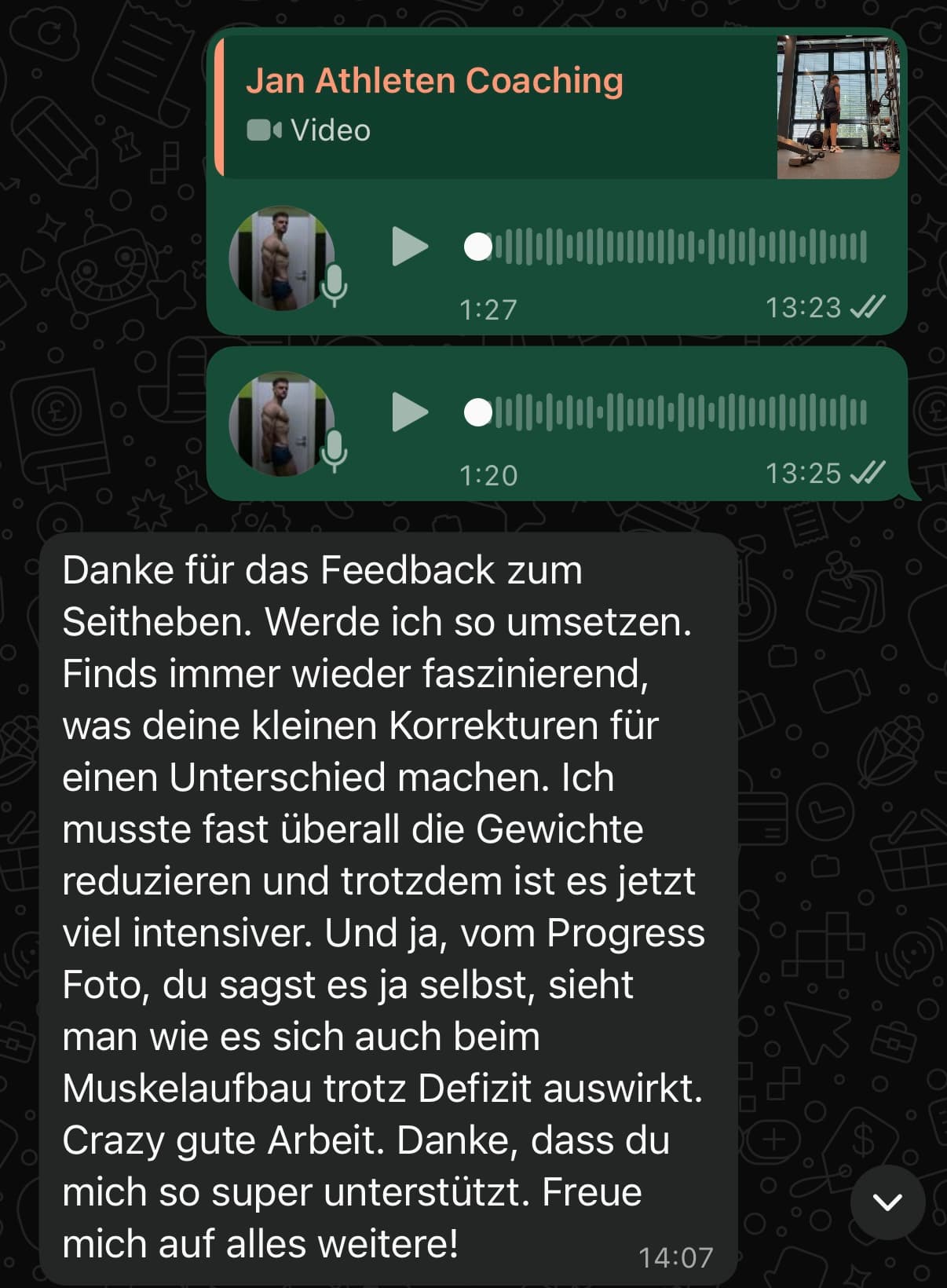 Feedback eines Coaching-Klienten