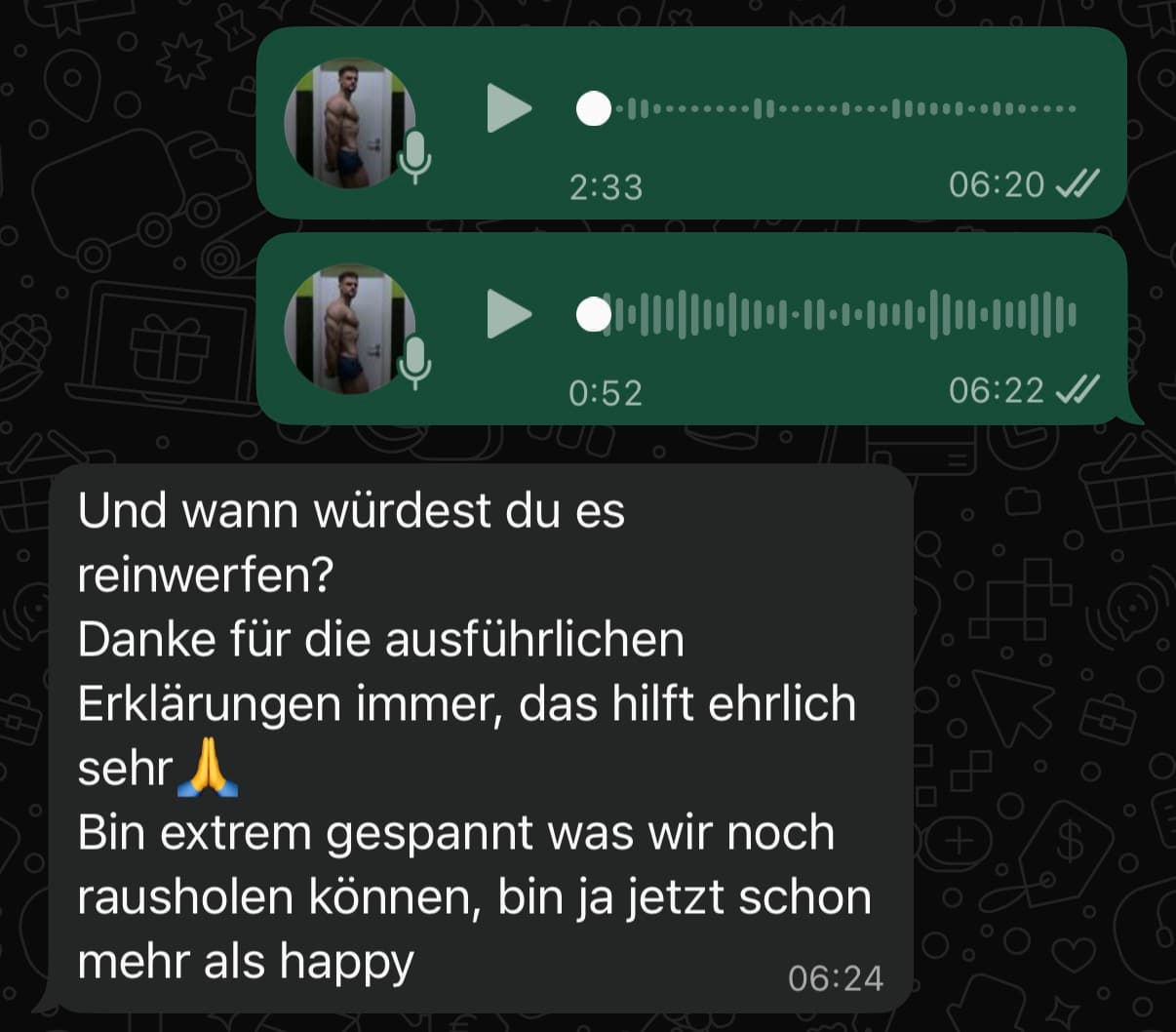 Feedback eines Coaching-Klienten